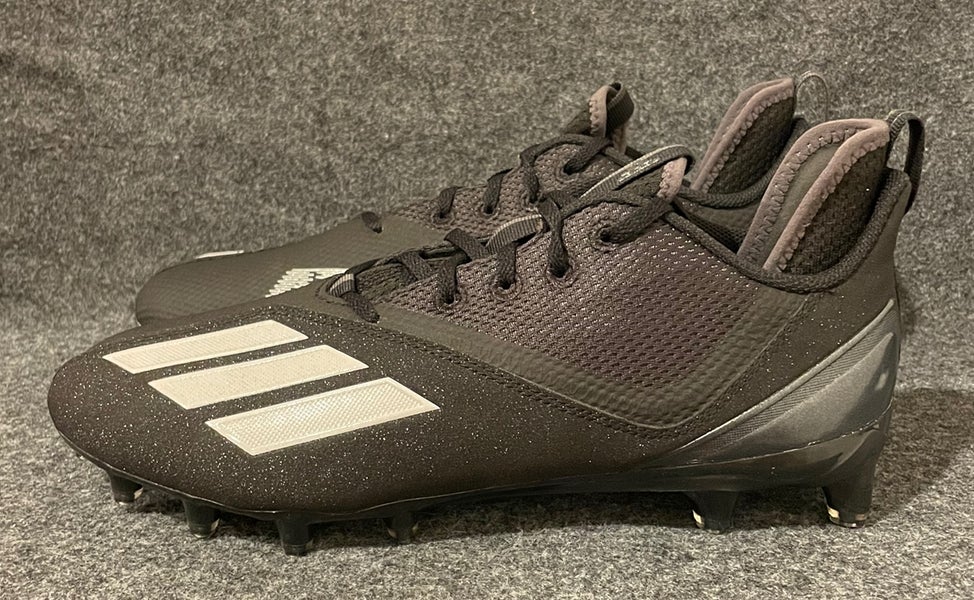 Men’s Adidas Adizero Scorch Football Cleats Black White FY8359 Size 11