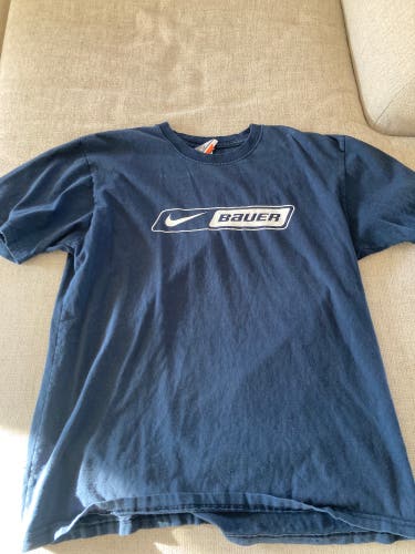 Blue Used Large Bauer Shirt