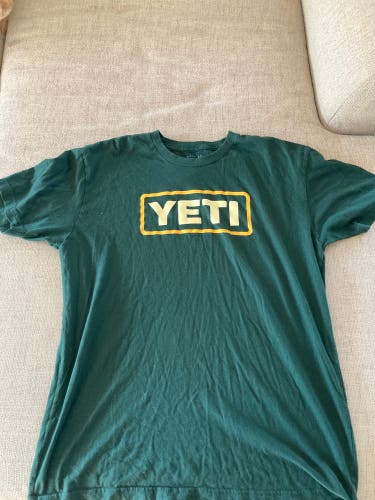Green Used Large Yeti Shirt