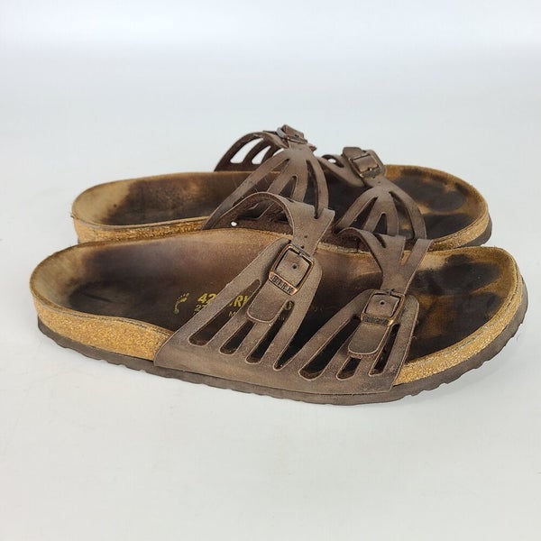 Birkenstock Granada Women's Mocha Brown Slide Sandals Size: 42 / SidelineSwap
