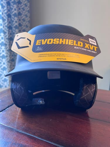 Evoshield XVT Batting Helmet - Black Matte Finish (S/M)