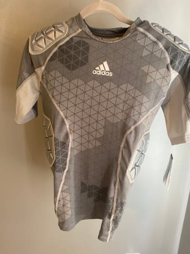 Adidas Ironskin padded football shirt mens medium