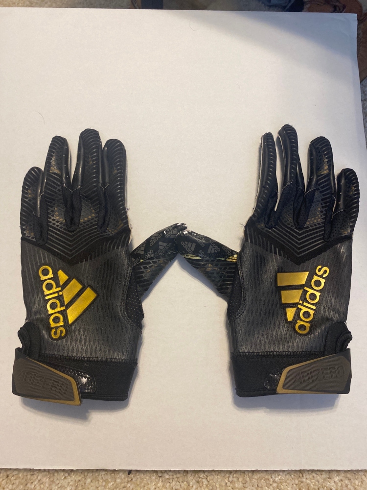 Black Adult Large Adidas Adizero Gloves
