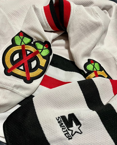 Vintage Chicago Blackhawks Starter Brand Jersey Size X-Large