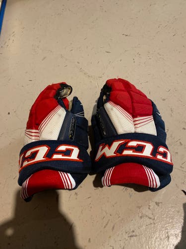 CCM 11" Super Tacks Gloves Red/navy