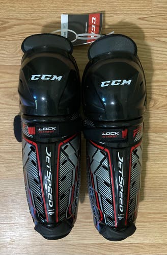 New CCM JetSpeed FT370 Shin Pads 14"