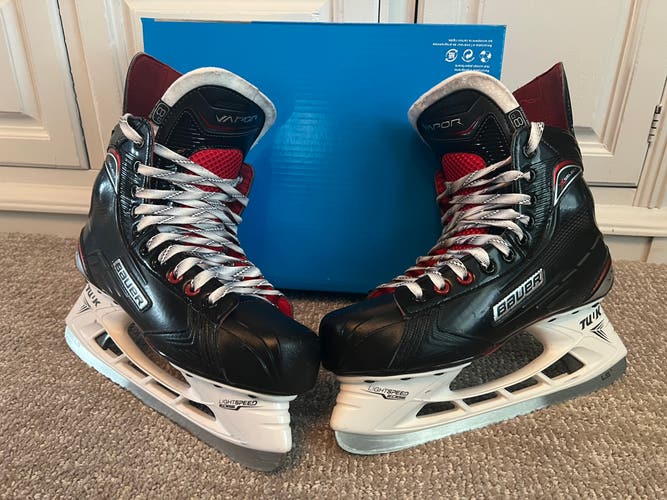 Used Bauer Size 8 Vapor Hockey Skates