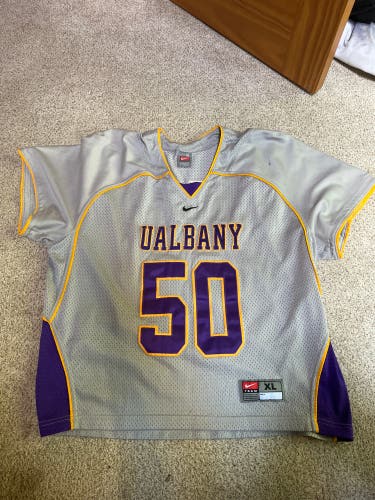 UAlbany Lacrosse Game Worn Nike Jersey
