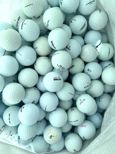 400 Random  Bulk Used Golf Balls Assorted Value Mix Mixed Grades