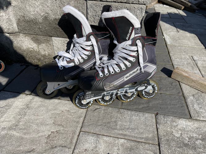 Used Bauer Regular Width Size 6 Vapor X300R Inline Skates