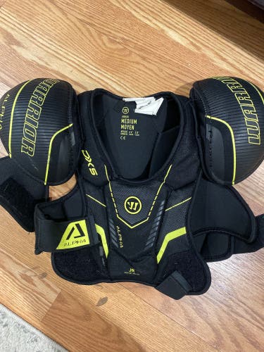 Used Medium Warrior  Alpha DX5 Shoulder Pads