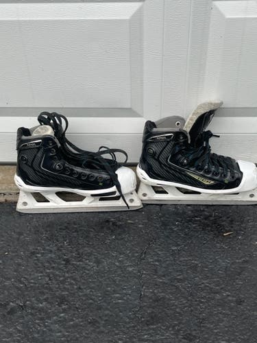 Junior Used CCM RibCor 44K Hockey Goalie Skates Size 5.5