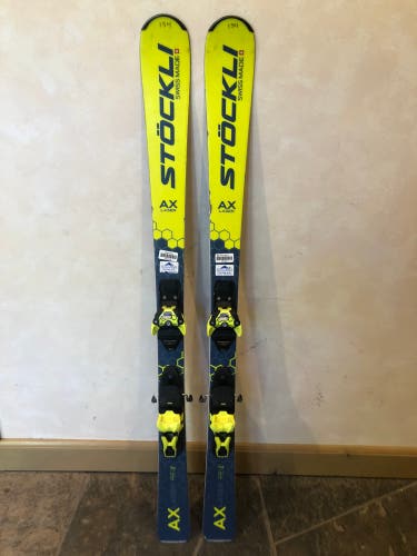 Stockli Laser AX Skis With Bindings 154cm 1101213