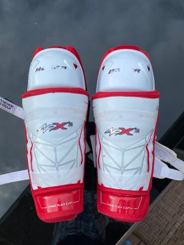 Used Bauer Vapor APX2 Shin Pads Junior 11”