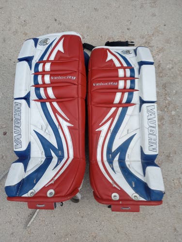 Used 24" Vaughn Velocity 7150 Goalie Leg Pads