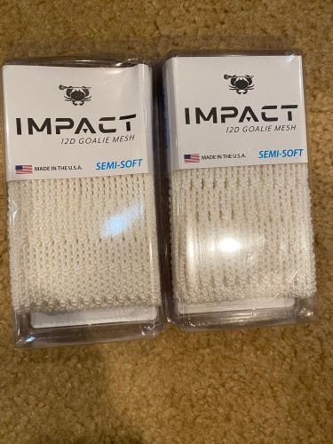 ECD Impact White SS Goalie Mesh