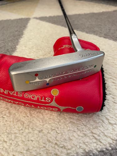 2002 Titleist Scotty Cameron Studio Stainless Newport 2.5 34”