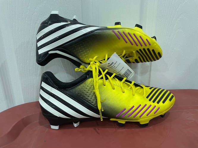 Yellow Men's Turf Cleats Adidas Predator LZ TRX FG Cleats