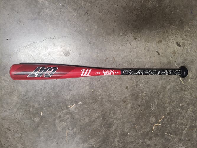 Used 2019 Marucci Alloy Cat USA Bat (-10) 18 oz 28"