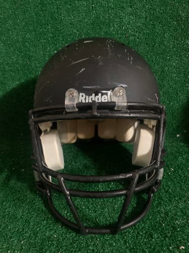 Adult Large - Riddell Revolution Football Helmet - Black