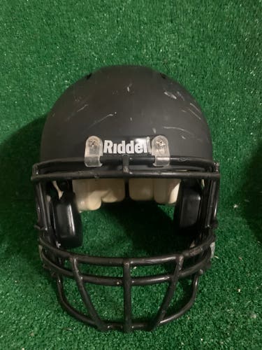 Adult Large - Riddell Revolution Football Helmet - Black