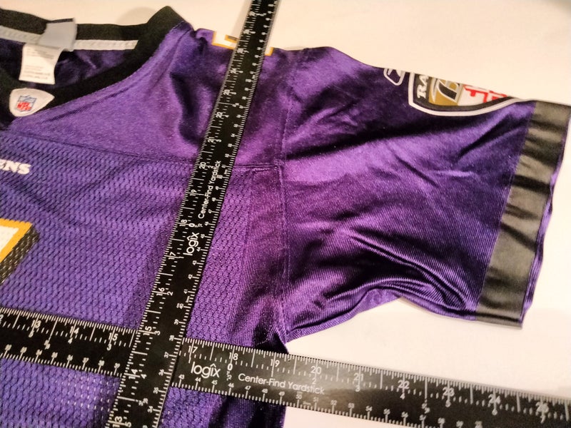 NFL Team Apparel Youth Purple Ravens Flacco 5 XL 18/20