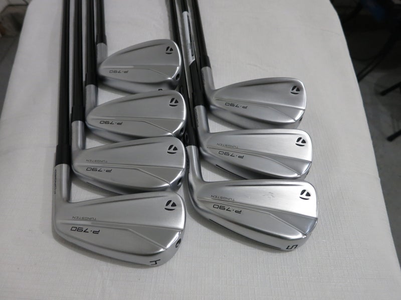 TaylorMade 2021 P790 Iron Set - 4-PW - MMT 75 Stiff Flex Graphite - MINT/NEW