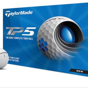 New TaylorMade 12 Pack (1 Dozen) TP5 Balls