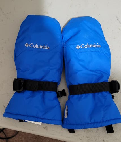 Blue Used Large Columbia Gloves