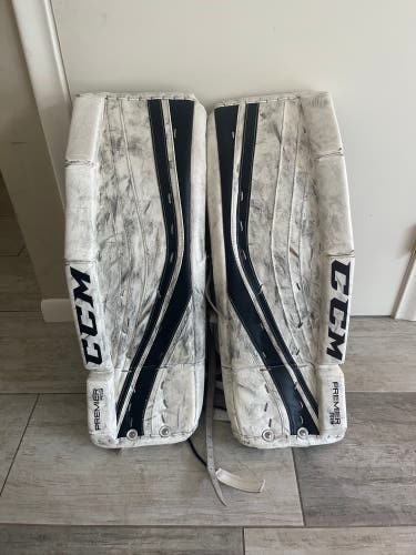 Used 29" CCM Premier R1.9 Goalie Leg Pads