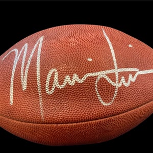 NFL Marvin Lewis Ball Cincinnati Bengals Signed / Autographed Wilson Paul Tagliabue Model Game Ball