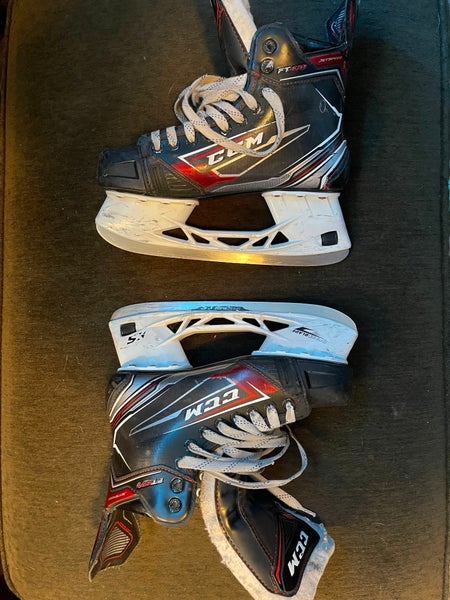 Used CCM JetSpeed FT470 Hockey Skates Extra Wide Width Size 7