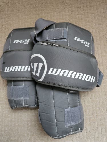 Used Warrior RG4 Senior Goalie Knee Pads