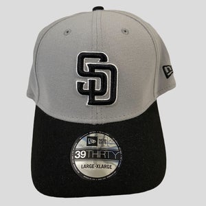 MLB San Diego Padres New Era 39Thirty Gray Hat; Size Large-XL * NEW NWT