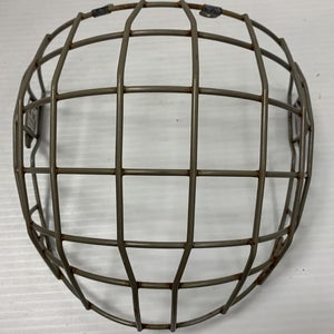 Vintage RARE Bauer FM2500 True Vision 2 hockey player cage size large gray