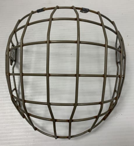Vintage RARE Bauer FM2500 True Vision 2 hockey player cage size large gray