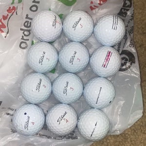 Used Titleist 12 Pack (1 Dozen) Pro V1x Balls