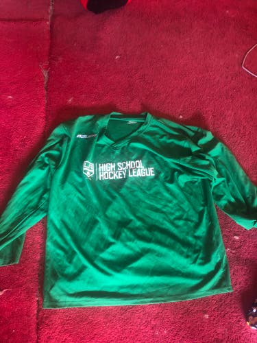 Green Used Large Bauer Jersey