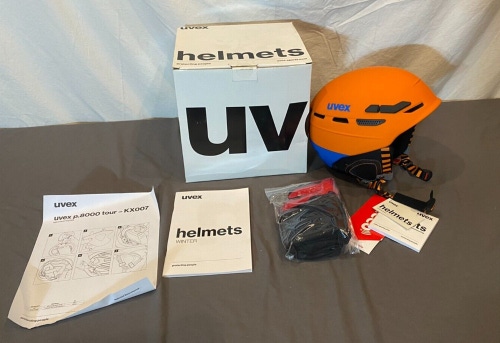 Uvex p.8000 Tour Snow/Cycling/Climbing Helmet Recco & Boa-Coiler 55-59cm NEW