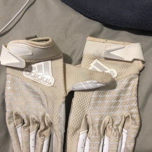 White Youth Small Adidas Adizero Gloves