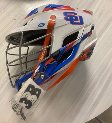Throwback Syracuse Goalie Helmet - BBB