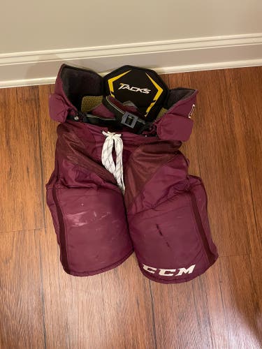 CCM Tacks 6052 Hockey Pants Maroon Sr SM