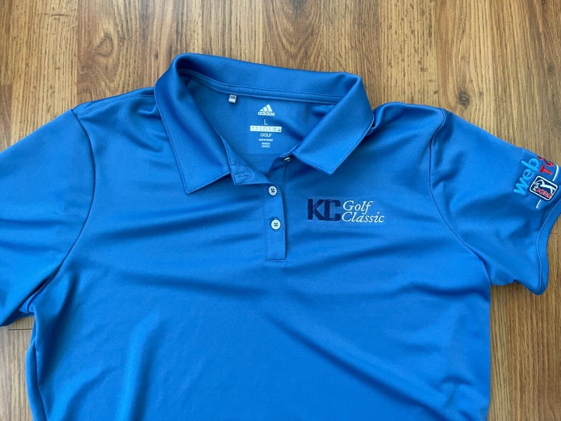 Kansas City Chiefs Polo Shirt KC Button Golf Chest