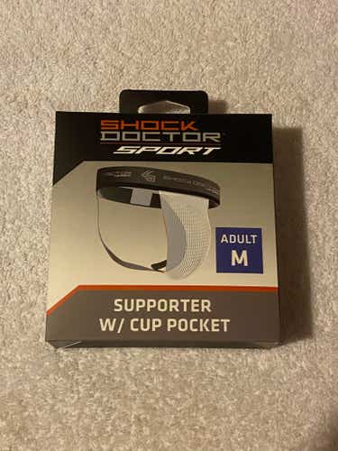 Shock Doctor Athletics Jock Supporter with Cup Pocket, Size Adult Medium