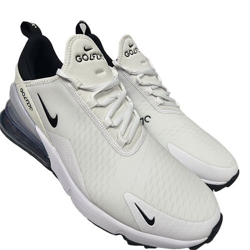 Nike Men's Size 11.5 White Air Max 270 Golf Shoes Sneakers