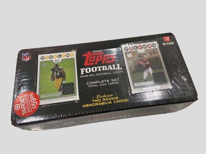 2008 Topps NFL Football Target Factory Set w/ Matt Ryan RC Jersey Card - FACTORY SEALED