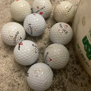 Used Callaway 9 Pack Supersoft Balls