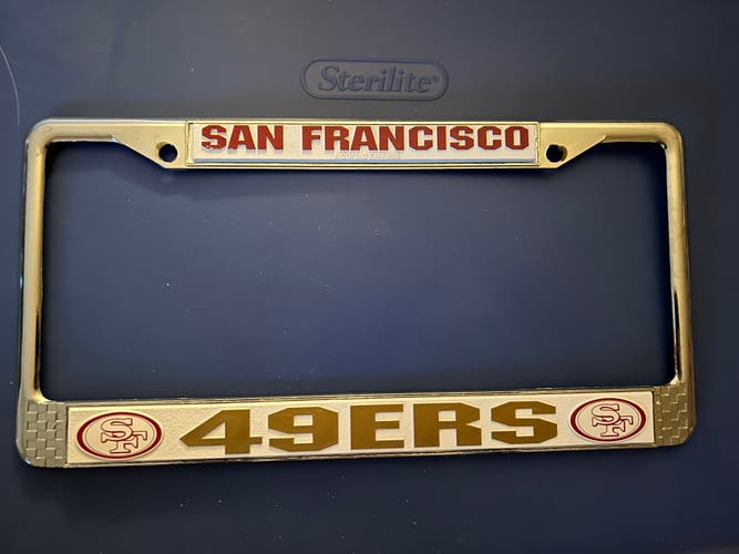 San Francisco 49ers License Plate Frame
