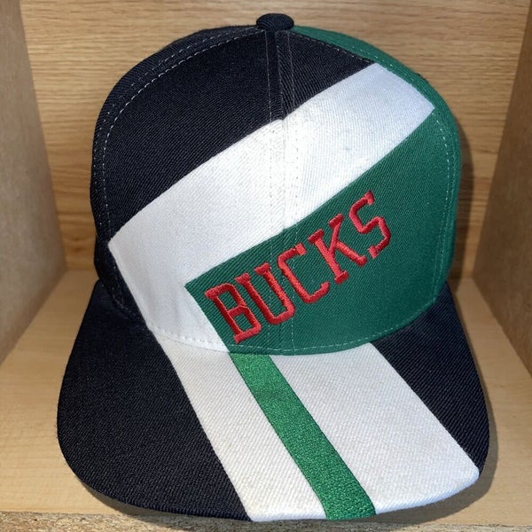 Milwaukee Bucks NBA on The Block Mitchell & Ness Snapback Hat