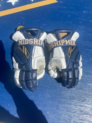 Navy Lacrosse Gloves